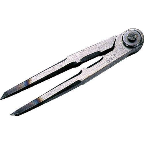 あすつく対応 「直送」 トラスコ TRUSCO PC-100 本鋼製コンパス 長さ１００ 円直径１５...