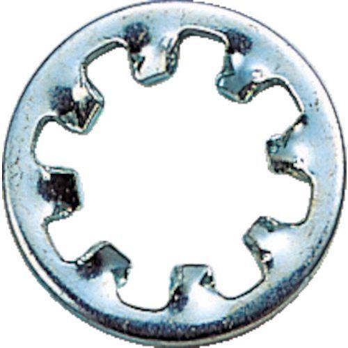 あすつく対応 「直送」 トラスコ TRUSCO B85-0006 内歯ワッシャー 三価白 Ｍ６ １６...