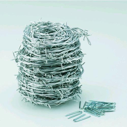 あすつく対応 「直送」 トラスコ TRUSCO TUW-16-20 有刺鉄線 溶融亜鉛メッキ １．６...