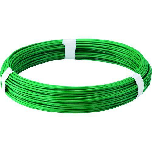 あすつく対応 「直送」 トラスコ TRUSCO TCW-26GN カラー針金 ビニール被覆タイプ グ...