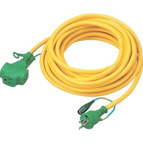 あすつく対応 「直送」 トラスコ TRUSCO TPVS-10EY トリプルポッキン延長コード １０...