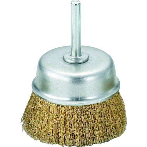 あすつく対応 「直送」 トラスコ TRUSCO TB-6634 軸付カップブラシ φ６５Ｘ軸６ 真鍮...