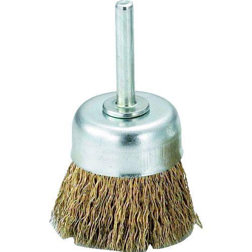 あすつく対応 「直送」 トラスコ TRUSCO TB-6621 軸付カップブラシ φ５０Ｘ軸６ 真鍮...