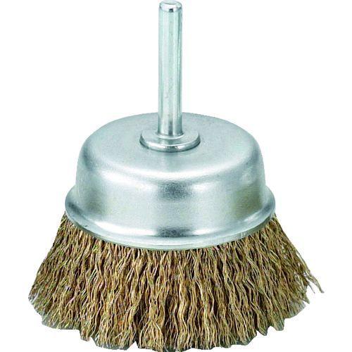 あすつく対応 「直送」 トラスコ TRUSCO TB-6631 軸付カップブラシ φ６５Ｘ軸６ 真鍮...