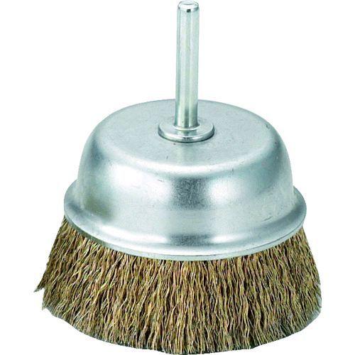 あすつく対応 「直送」 トラスコ TRUSCO TB-6641 軸付カップブラシ φ７５Ｘ軸６ 真鍮...