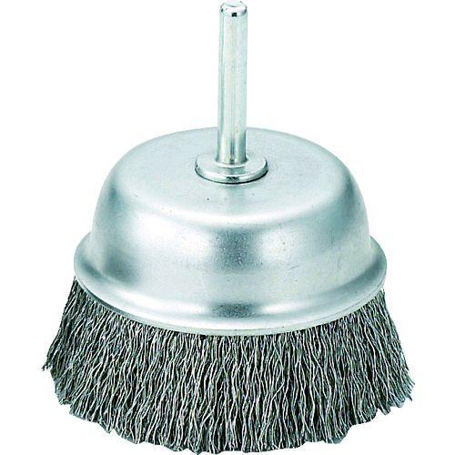 あすつく対応 「直送」 トラスコ TRUSCO TB-6643 軸付カップブラシ φ７５Ｘ軸６ ステ...