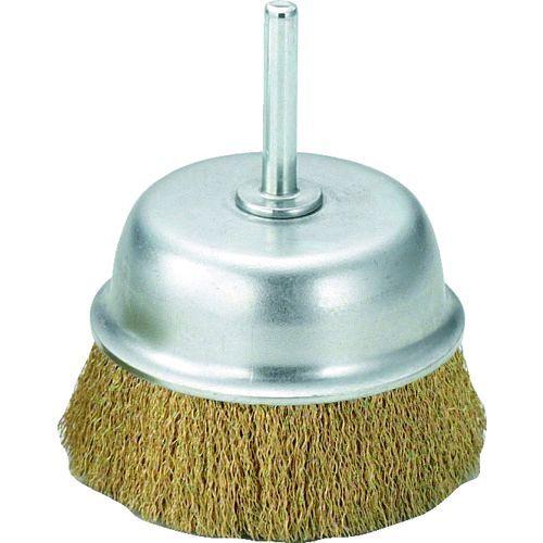 あすつく対応 「直送」 トラスコ TRUSCO TB-6644 軸付カップブラシ φ７５Ｘ軸６ 真鍮...