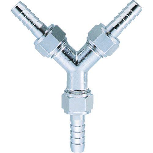 あすつく対応 「直送」 トラスコ TRUSCO YHJ-209 Ｙ型ホースジョイント １／４ １個入...