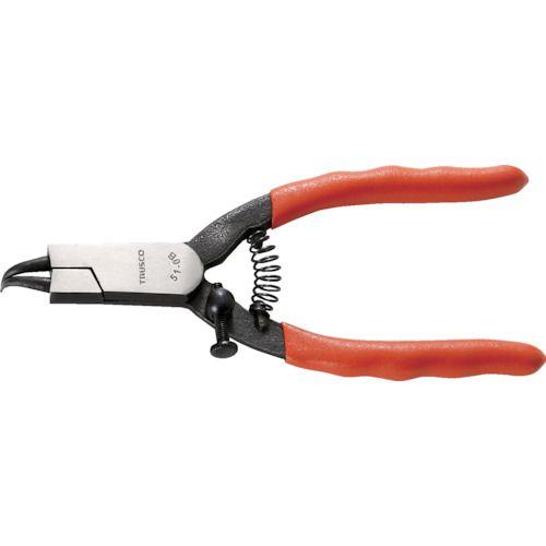 あすつく対応 「直送」 トラスコ TRUSCO 51-0B スナップリングプライヤー 軸用 Φ０．８...