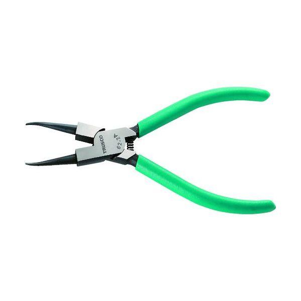 トラスコ TRUSCO 62-2A スナップリングプライヤー 孔用 Φ１．８ 直爪６２型 622A ...
