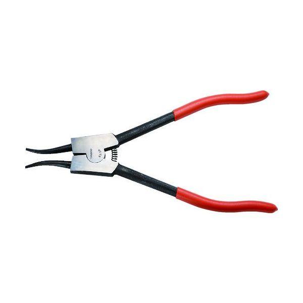 トラスコ TRUSCO 63-3A スナップリングプライヤー 軸用 Φ３．０ 直爪６３型 633A ...