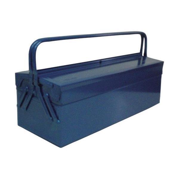 トラスコ TRUSCO GL-600-B ２段式工具箱 ６００Ｘ２２０Ｘ３０５ ブルー GL600B...