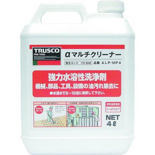 あすつく対応 「直送」 トラスコ TRUSCO ALP-MP4 αマルチクリーナー ４Ｌ ALPMP...