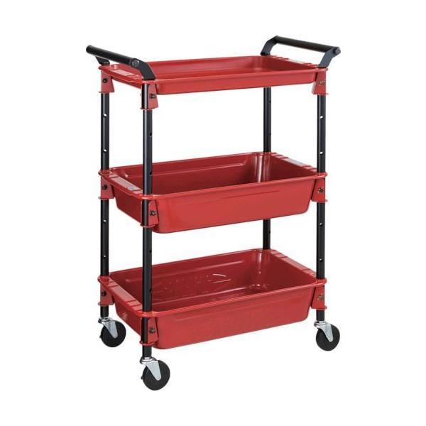 【個数：1個】 トラスコ中山 TWR-4R ツールワゴンロイヤル ５８６Ｘ３２０Ｘ８３３ 深２浅１ ...