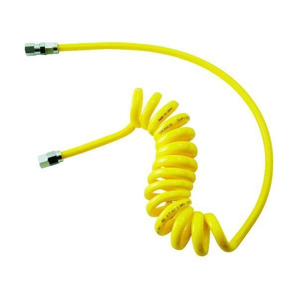 トラスコ TRUSCO SAH-1003 エアコイルホース スパイラルエアホース ６．５×１０ｍｍ ...