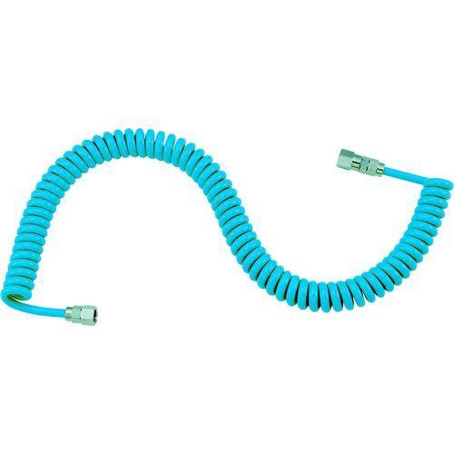 あすつく対応 「直送」 トラスコ TRUSCO CH-400 ウレタンコイルホース細巻　Ｌ型　１．９...