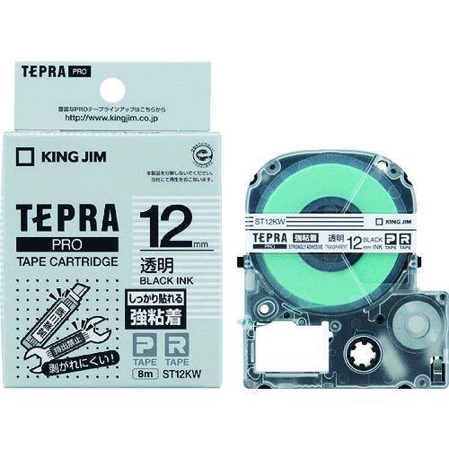 あすつく対応 「直送」 キングジム KING JIM ST12KW テプラＰＲＯテ−プカ−トリッジ ...