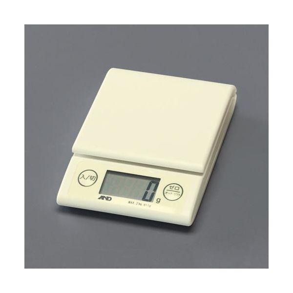 エスコ EA715CB-17 １ｇ−２ｋｇ デジタルホームはかり 白 EA715CB17【キャンセル...
