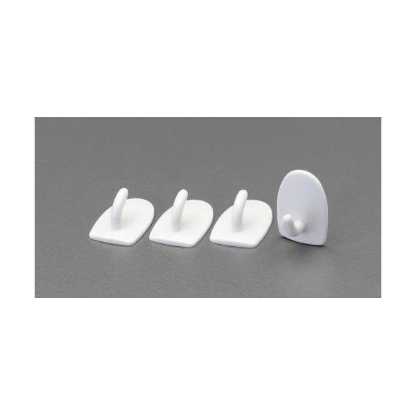 エスコ EA638LL-31 ０．５ｋｇ フック 粘着付／４個 EA638LL31【キャンセル不可】