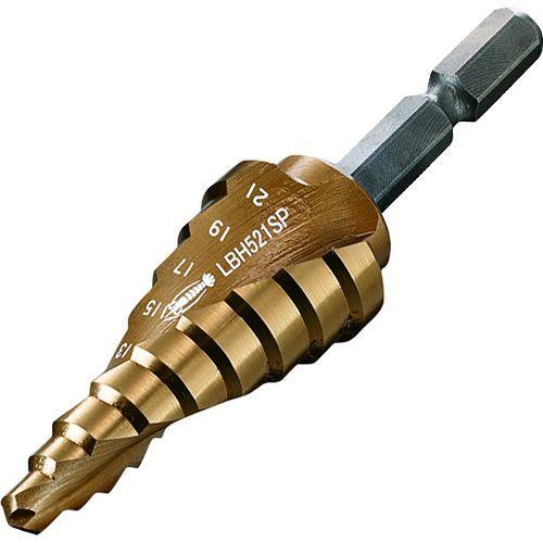 あすつく対応 「直送」 ロブテックス LOBSTER LBH 521SP スパイラルステージドリル ...