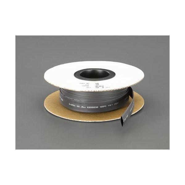 エスコ EA944BG-4 4.0mmx10m黒熱収縮チューブ EA944BG4【キャンセル不可】