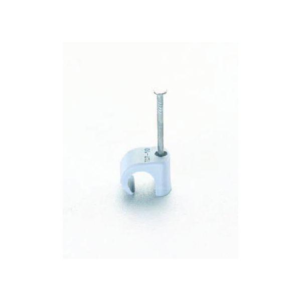 エスコ EA947CA-6 4-6mm丸型ケーブルクリップ薄灰 EA947CA6【キャンセル不可】