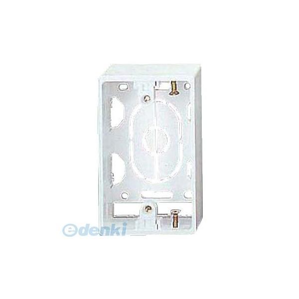 マサル工業 MASARU SFBF12 ニューエフモール用露出ボックス 1個用 深型 　ホワイト