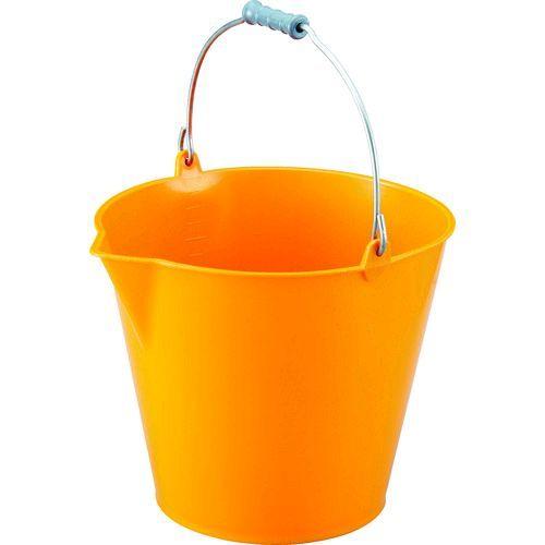 あすつく対応 「直送」 トラスコ中山 TRUSCO TSB-14OR ソフトバケット　１４Ｌ　オレン...