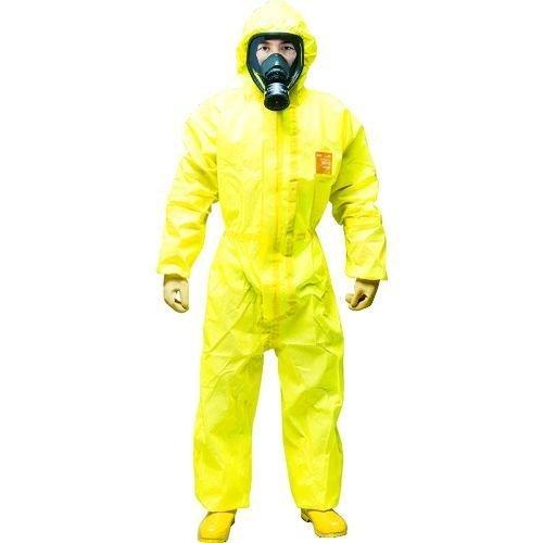 あすつく対応 「直送」 重松製作所 MC3000-XL 使い捨て化学防護服 ＭＣ３０００ ＸＬ 42...