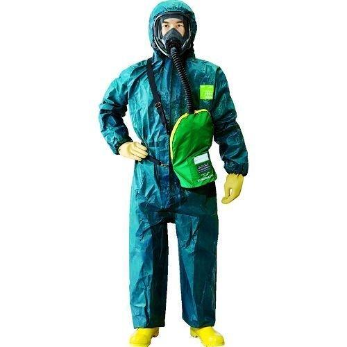 あすつく対応 「直送」 重松製作所 MC4000-XL 使い捨て化学防護服 ＭＣ４０００ ＸＬ 42...
