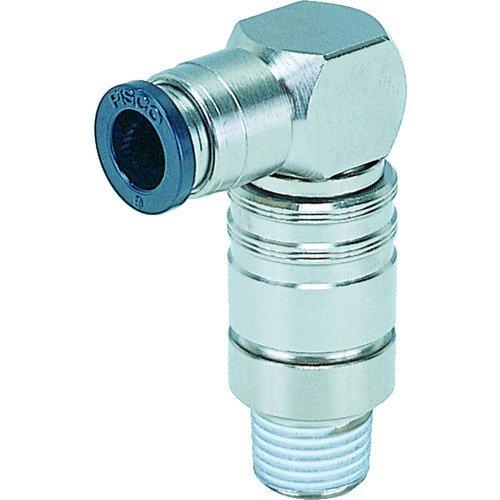 あすつく対応 「直送」 日本ピスコ AKL08801 金型温調継手エルボ０８型チューブ８ＭＭネジＲ１...