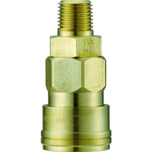 あすつく対応 「直送」 長堀工業 ナック CAL22SM2 クイックカップリング ＡＬ２０型 真鍮製...