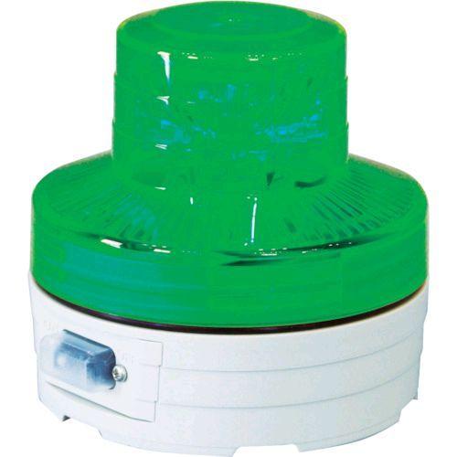 あすつく対応 「直送」 日動工業 NUBG 電池式ＬＥＤ回転灯ニコＵＦＯ 夜間自動点灯タイプ 緑