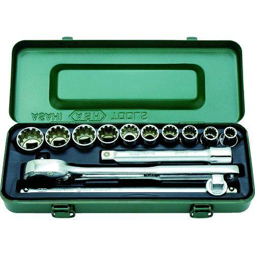 あすつく対応 「直送」 旭金属工業 旭金属工業 VFS4100 ハイブリットソケットセット１／２ １...