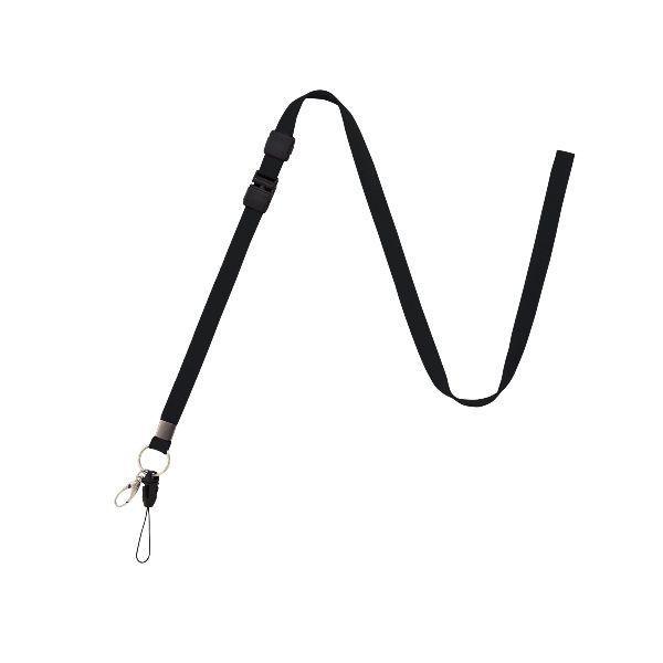 あすつく対応 「直送」 オープン工業 NB-208-BK ロングストラップ １本 黒 NB208BK...