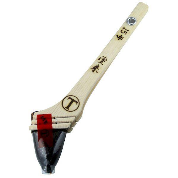 大塚刷毛製造 1027240015 速乾水性塗料用刷毛 塗来 建築用 筋違 黒 15号