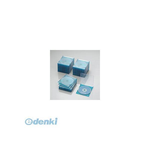ELECOM エレコム CCD-JSCS50CBU Blu-ray/DVD/CDケース（スリム/PS...