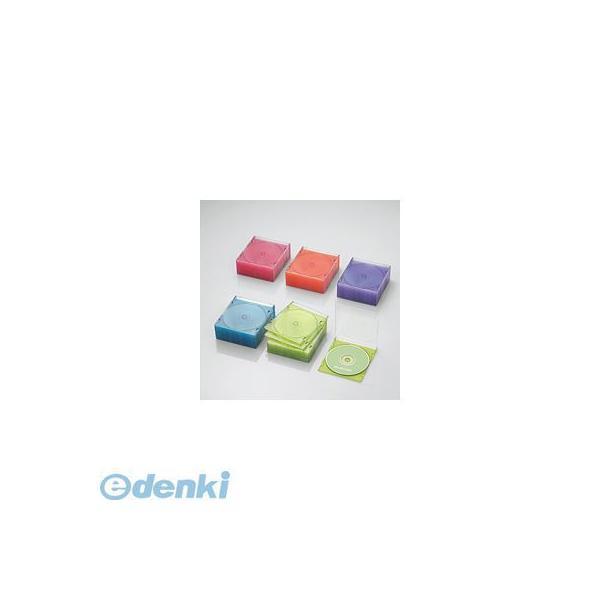ELECOM エレコム CCD-JSCS50ASO Blu-ray/DVD/CDケース（スリム/PS...