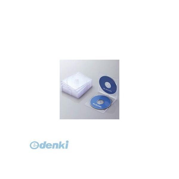 ELECOM エレコム CCD-JSCSW10CR Blu-ray/DVD/CDケース（スリム/PS...