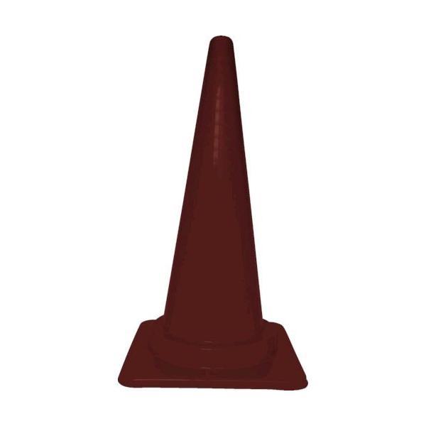 トラスコ中山 TRUSCO TCCDBR 安全コーン 幅３８０ｍｍＸ高さ７００ｍｍ ブラウン 安全コ...