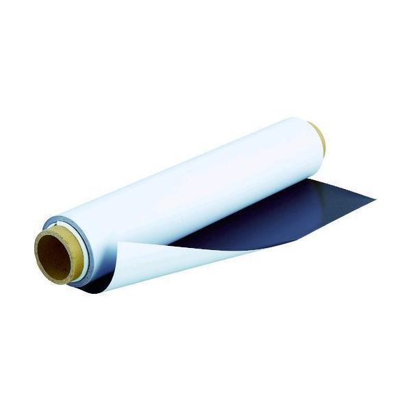 【個数：1個】 トラスコ中山 TRUSCO  TCMR046010W カラーマグネットロール 0．4...