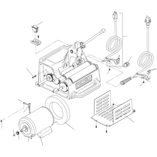 あすつく対応 「直送」 リジッド RIDGID 20348 高速管端処理機用パーツ キャパシター Ｆ...