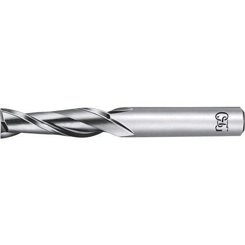 OSG CARGEDL5.5 超硬スクエアエンドミル ２刃ロング 銅・アルミ合金用 刃径５．５ｍｍ ...