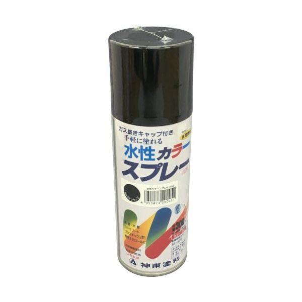 あすつく対応 「直送」 シントー  29050.3 水性カラースプレー ブラック ３００ＭＬ シント...