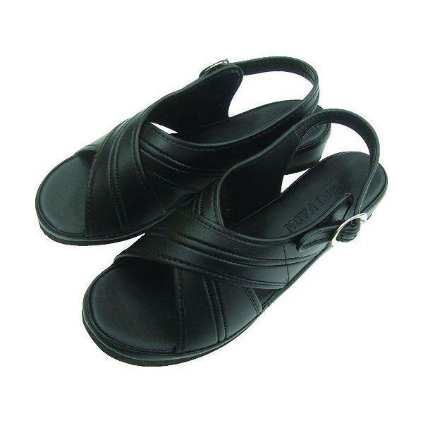 あすつく対応 「直送」 ニッポンスリッパ 955756 オフィスサンダル　ブラック　Ｍ