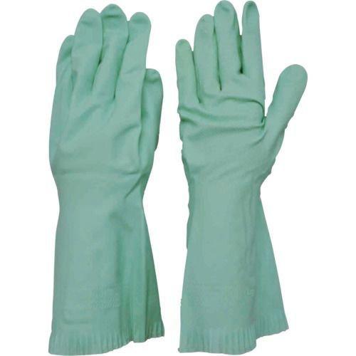 あすつく対応 「直送」 ダンロップ  6336 天然ゴム中厚手　裏毛付　Ｌ　グリーン