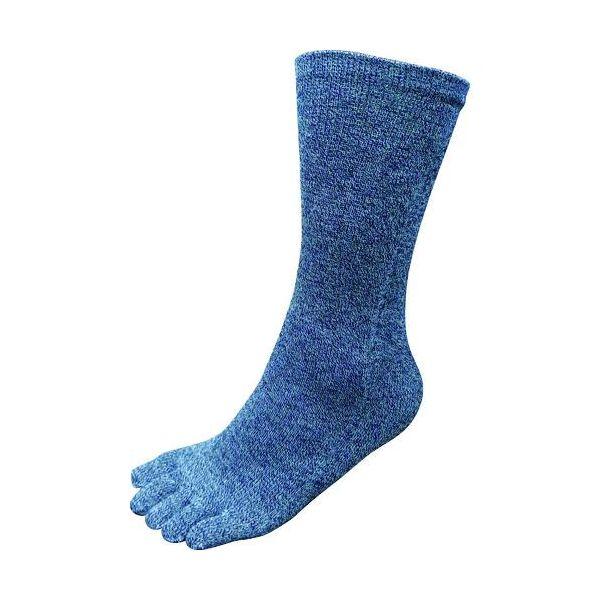 あすつく対応 「直送」 泉州  642 ５本指ソックス　杢カラー４足組