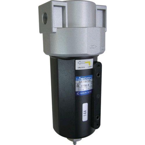 あすつく対応 「直送」 日本精器  BN27T5H15 エアフィルタ１５Ａ中圧タイプ BN-27T5...
