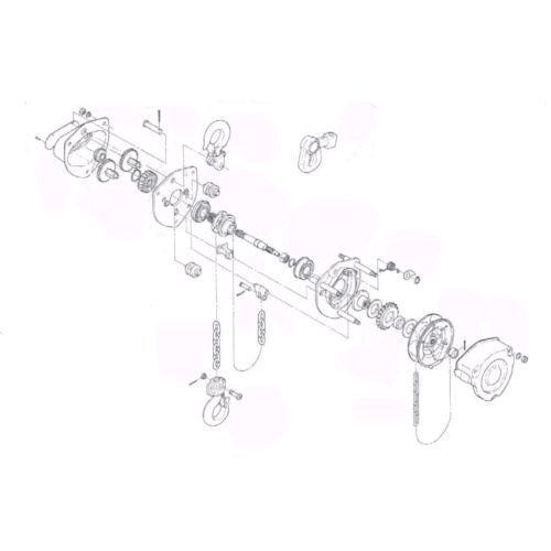 キトー  C3BA02590411 チェーンブロック マイティＭ３形 ＣＢ０２５用部品 クサリピン ...