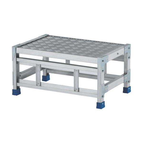 【個数：1個】 アルインコ CSBC136S 作業台 天板縞板タイプ １段 天板寸法６００×４００ｍ...